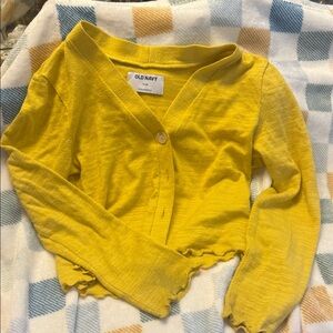 Old Navy Kids Soft Yellow Sweater